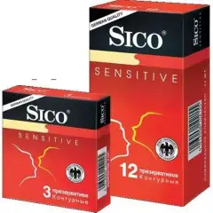 Презервативы  №12 sensitive Sico (Германия) купить по цене 725 руб.
