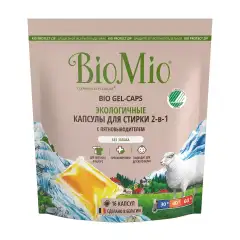 Экологичные капсулы для стирки Color & White, 16 шт BioMio (Россия) купить по цене 903 руб.