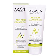 Aravia Laboratories Anti-Acne Cleansing Gel - Очищающий гель для лица и тела с салициловой кислотой 200 мл Aravia Laboratories (Россия) купить по цене 784 руб.