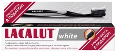 Промо-набор: зубная паста Lacalut White, 75 мл + черная зубная щетка Aktiv Model Club Lacalut (Германия) купить по цене 395 руб.
