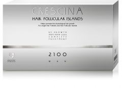 Crescina Follicular Islands 2100 - Комплекс (Лосьон для стимуляции роста волос для мужчин 20*3,5 мл, Лосьон против выпадения волос 20*3,5 мл) Crescina (Швейцария) купить по цене 33 157 руб.