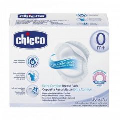 Chicco - Прокладки для груди антибактериальные 30 шт Chicco (Италия) купить по цене 611 руб.