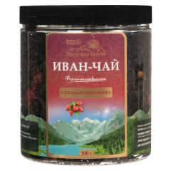 Иван-чай ферментированный с плодами шиповника, 100 г Предгорья Белухи (Россия) купить по цене 310 руб.