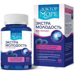 Комплекс "Экстра молодость" для женщин, 40 капсул Доктор Море (Россия) купить по цене 1 150 руб.