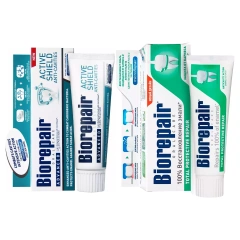 Набор для комплексной защиты зубов и эмали: зубная паста, 2х75 мл Biorepair (Италия) купить по цене 1 609 руб.