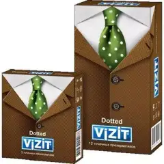 Презервативы Точечные 12 шт Vizit (Россия) купить по цене 478 руб.