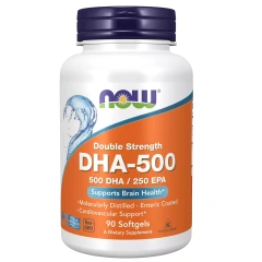 Комплекс DHA 500 мг двойная сила,  90 капсул х 1448 мг Now Foods (США) купить по цене 7 265 руб.