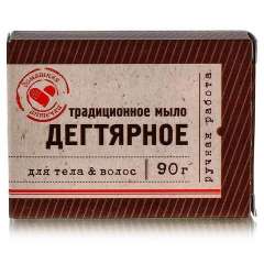 Домашняя аптечка Для тела - Мыло дегтярное 90 г Алтэя (Россия) купить по цене 188 руб.