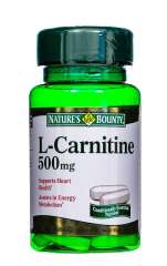 Nature's Bounty - L-карнитин 500 мг 30 таблеток Nature's Bounty (США) купить по цене 1 581 руб.