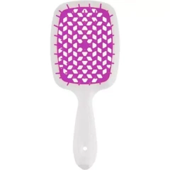 Щетка Superbrush с закругленными зубчиками бело-фиолетовая, 20,3 х 8,5 х 3,1 см Janeke (Италия) купить по цене 1 188 руб.