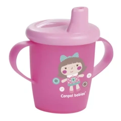 Чашка-непроливайка, 250 мл. Toys 9+, цвет: розовый Canpol (Польша) купить по цене 594 руб.