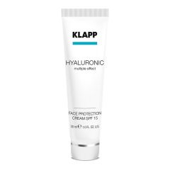 Klapp Hyaluronic Face Protection Cream - Солнцезащитный крем для лица SPF15 30 мл Klapp (Германия) купить по цене 4 497 руб.
