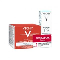 Vichy Liftactiv - Набор (Коллаген дневной крем-уход 50 мл, Ежедневный гель-сыворотка 10 мл) Vichy (Франция) купить по цене 3 285 руб.