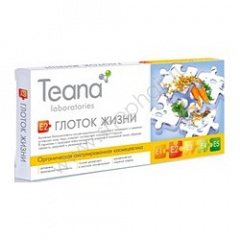 Teana E2 Концентрат «Глоток жизни» для уставшей, подвергшейся стрессу кожи 10*2 мл Teana (Россия) купить по цене 650 руб.