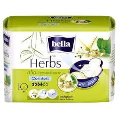 Прокладки с экстрактом липового цвета Herbs Tilia Comfort, 10 шт Bella (Польша) купить по цене 181 руб.