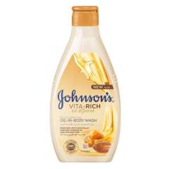 Johnson's Vita-Rich Oil Infusion - Гель для душа с маслом миндаля и маслом Ши 250 мл Johnson’s (США) купить по цене 321 руб.
