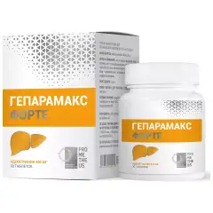 Гепарамакс форте (адеметионин) 400 мг, 30 таблеток Гепарамакс (Россия) купить по цене 1 500 руб.