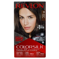 Набор для окрашивания волос в домашних условиях: крем-активатор + краситель + бальзам 20 Коричневый черный Revlon Professional (Испания) купить по цене 459 руб.