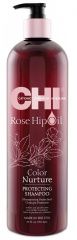 Chi Rose Hip Oil - Шампунь с маслом дикой розы "Поддержание цвета" 739 мл CHI (США) купить по цене 4 436 руб.