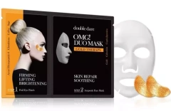 Двухкомпонентный комплекс из маски и патчей " Смягчение и восстановление " 1 шт Double Dare OMG (США) купить по цене 388 руб.