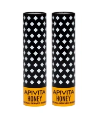 Увлажняющий био-уход с медом для губ, 2 х 4,4 г Apivita (Греция) купить по цене 909 руб.