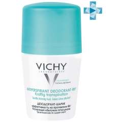 Vichy Deodorant - Дезодорант-антиперспирант 48 часа против желтых пятен 50 мл Vichy (Франция) купить по цене 1 299 руб.