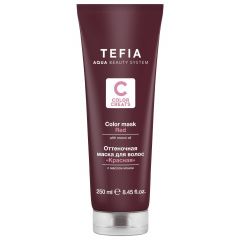 Tefia Color Creats - Оттеночная маска для волос с маслом монои Красная 250 мл Tefia (Италия) купить по цене 1 460 руб.