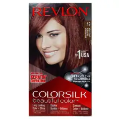 Набор для окрашивания волос в домашних условиях: крем-активатор + краситель + бальзам 49 Ярко-коричневый Revlon Professional (Испания) купить по цене 459 руб.