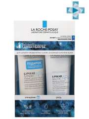 La Roche-Posay Lipikar - Набор (Бальзам для лица и тела AP+M 75 мл, Очищающий гель-крем Синдэт AP+ 100 мл) La Roche-Posay (Франция) купить по цене 721 руб.