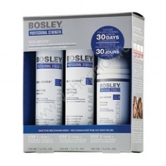 Bosley Воs Revive Starter Pack for Non Color-Treated Hair - Система для истонченных неокрашенных волос (шампунь, кондиционер, уход) 150 мл+150 мл+100 мл купить по цене 5 120 руб.