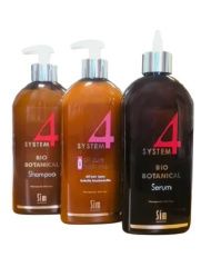Sim Sensitive System 4 - Лечебный комплекс от выпадения волос (шампунь 500 мл, маска 500 мл, сыворотка 500 мл) Sim Sensitive (Финляндия) купить по цене 10 414 руб.