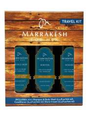 Marrakesh for Men Travel Kit - Набор для мужчин (шампунь/гель для душа 2 в 1 100 мл, крем для бритья 100 мл, стайлинг-гель 100 мл) Marrakesh (США) купить по цене 1 800 руб.