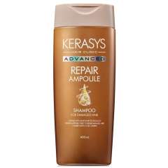 Kerasys Hair Clinic - Ампульный шампунь Advanced "Интенсивное восстановление" с кератиновыми ампулами 400 мл Kerasys (Корея) купить по цене 1 075 руб.