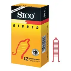 Презервативы  №12 ribbed Sico (Германия) купить по цене 725 руб.