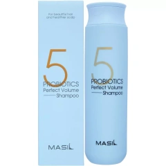 Шампунь с пробиотиками для увеличения объема волос Probiotics Perfect Volume Shampoo, 300 мл Masil (Корея) купить по цене 904 руб.