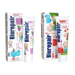 Набор детских зубных паст, 2х50 мл Biorepair (Италия) купить по цене 938 руб.