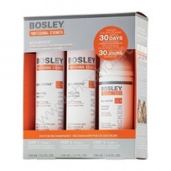 Bosley Воs Revive Starter Pack for Color-Treated Hair - Система для истонченных окрашенных волос (шампунь, кондиционер, уход) 150 мл+150 мл+ 100 мл купить по цене 5 120 руб.