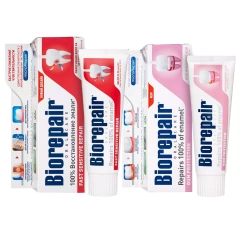 Набор зубных паст для чувствительных зубов, 2х75 мл Biorepair (Италия) купить по цене 1 578 руб.