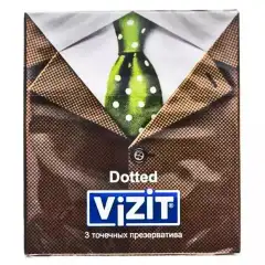 Презервативы точечные, 3 шт Vizit (Россия) купить по цене 147 руб.