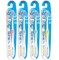 Зубная щетка средней жесткости "Интенсивное очищение с эффектом зубной нити", 1 шт Kerasys (Корея) купить по цене 351 руб.