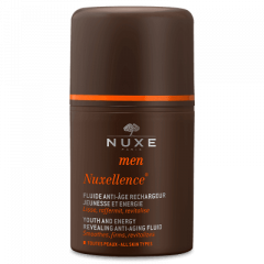 Men Nuxe Men Nuxellence Youth and Energy Revealing Anti-Aging Fluid - Укрепляющая антивозрастная эмульсия для мужчин 50 мл Nuxe (Франция) купить по цене 3 576 руб.