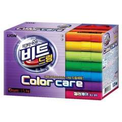 CJ Lion Beat Drum Color Care - Концентрированный стиральный порошок защита цвета для цветного белья для автоматической стирки 1500 г CJ Lion (Корея) купить по цене 822 руб.