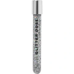 Глиттер на гелевой основе Glitter Dose тон 02: серебряный, 6,5 мл Influence Beauty (Россия) купить по цене 444 руб.