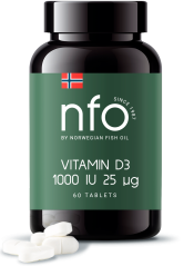 Norwegian Fish Oil - Витамин Д3 1000 МЕ 60 таблеток Norwegian Fish Oil (Норвегия) купить по цене 1 734 руб.