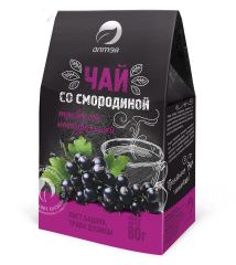 Алтэя Травяные чаи - Травяной чай с черной смородиной 80 г Алтэя (Россия) купить по цене 217 руб.
