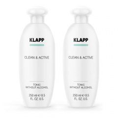 Klapp Clean & Active - Набор (Тоник без спирта 2*250 мл) Klapp (Германия) купить по цене 4 092 руб.