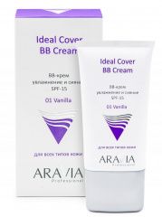 Aravia Professional Ideal Cover BB-Cream Vanilla 01 - BB-крем увлажняющий SPF-15 50 мл Aravia Professional (Россия) купить по цене 1 088 руб.