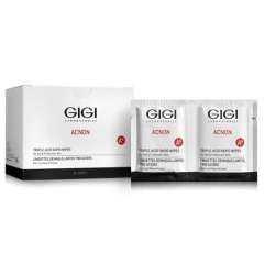 GIGI Acnon Triple Acid Rapid Wipe - Салфетки-пилинг трехкислотные 30 шт GIGI (Израиль) купить по цене 5 862 руб.