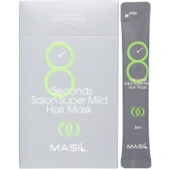 Восстанавливающая маска для ослабленных волос 8 Seconds Salon Super Mild Hair Mask, 20 х 8 мл Masil (Корея) купить по цене 1 140 руб.