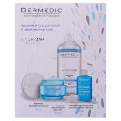 Dermedic Hydrain3 - Подарочный набор "Уход для сухой и обезвоженной кожи" (Крем-гель ультра увлажняющий 50 мл, Увлажняющая сыворотка для лица, шеи и декольте 30 мл, Мицеллярная вода H2O 500 мл) Dermedic (Польша) купить по цене 3 328 руб.